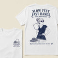 Pickleball Social Club Year Shirt — EST. [YOUR YEAR] |Slow Feet Fast Hands T-Shirt