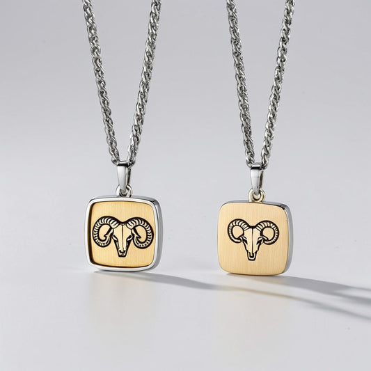 Celestia Element - Reversible Two-Sided Pendant Necklace - CEL-ELM-N03-ARI
