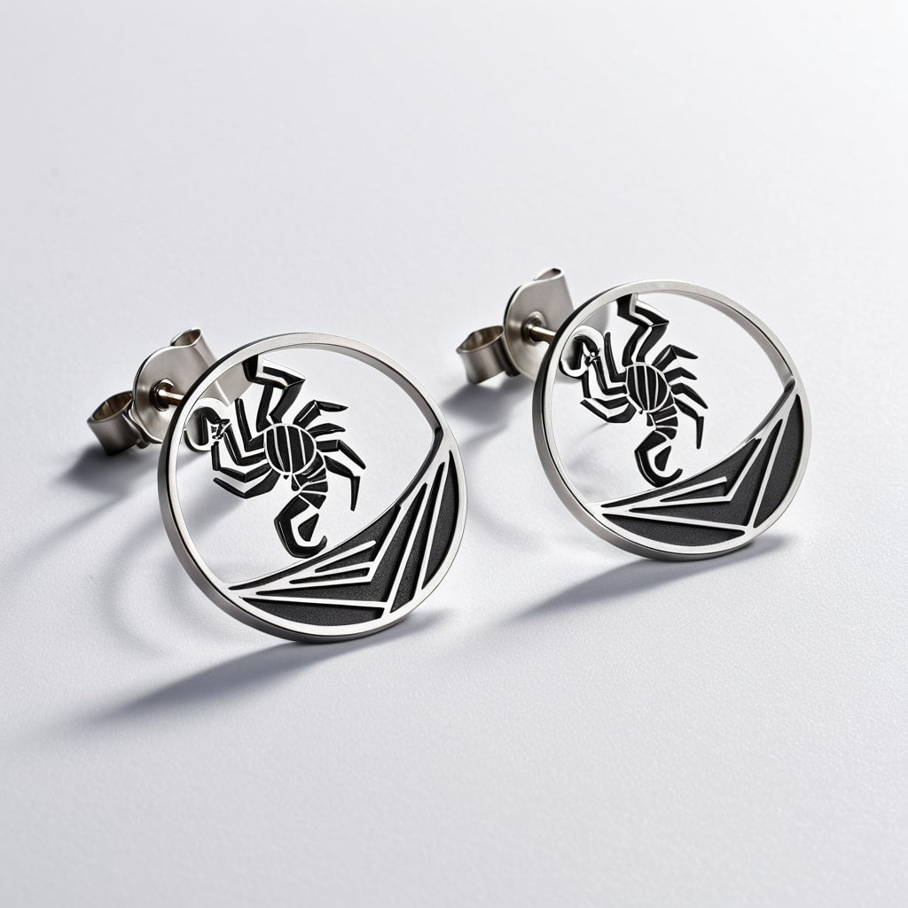 celestia-mythos-asymmetric-earrings - CEL-MYT-E03-SCO