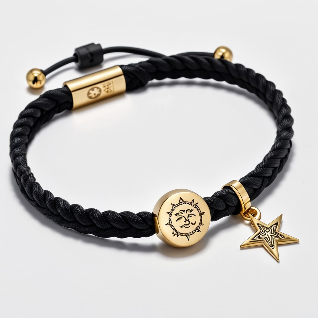 celestia-tempus-wish-cord-bracelet - CEL-TMP-B03-LEO